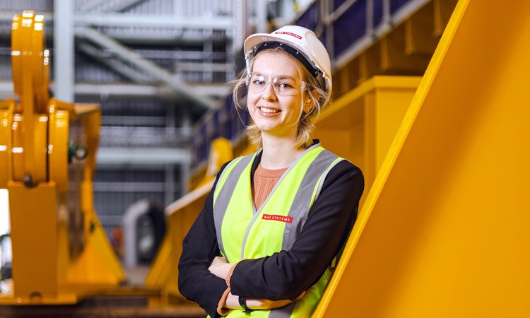 Graduate engineer Madeline is one of 86 new graduates employed by BAE Systems Australia this year.
