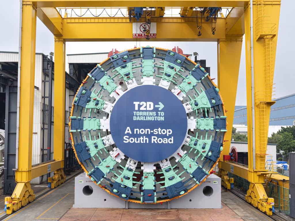 Meet the mega machines driving South Road into the future