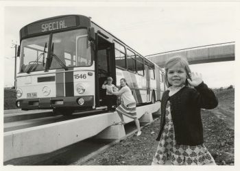 40 years of the O-Bahn: The bus that drives like a train