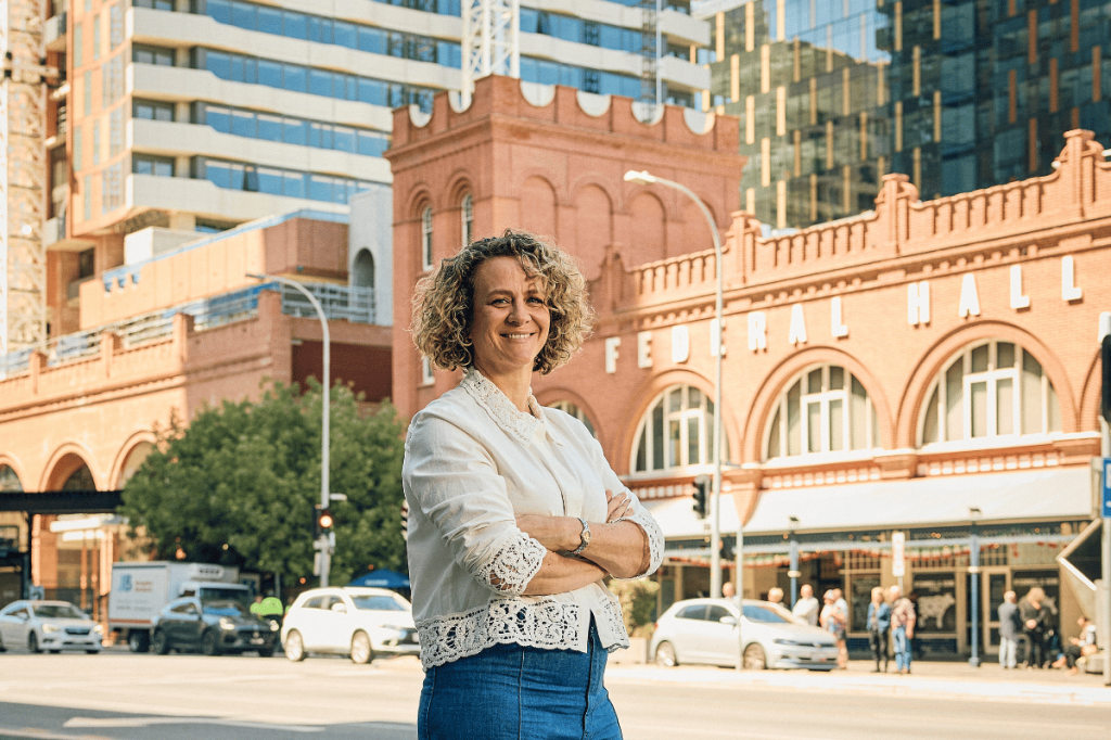 Adelaide Central Market General Manager Fabienne Reilly outside the Market