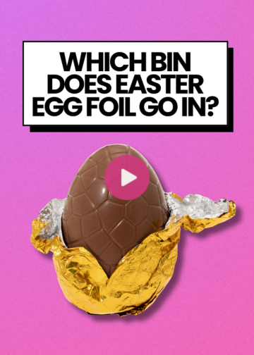 Which bin does Easter egg foil go in?