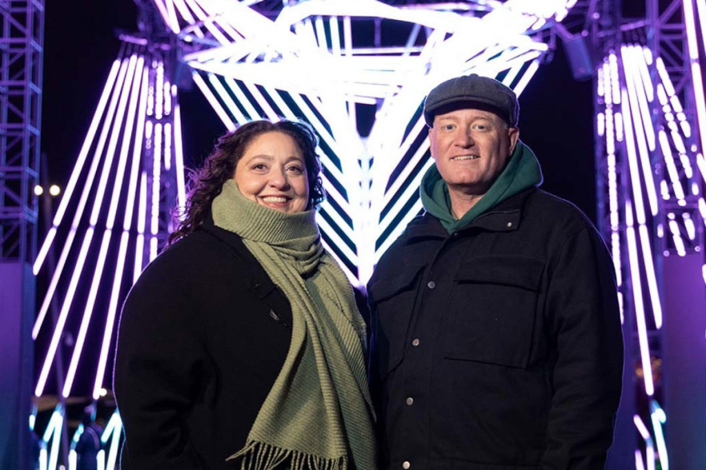 Illuminate Adelaide co-founders and co-creative directors, Rachael Azzopardi and Lee Cumberlidge